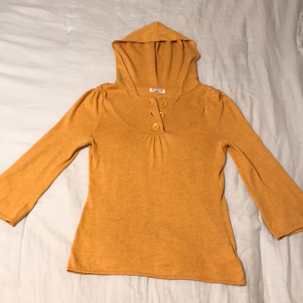 Aphorism by Anthropologie Mustard Sweater
